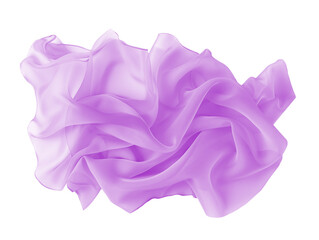 Sheer fabric isolated