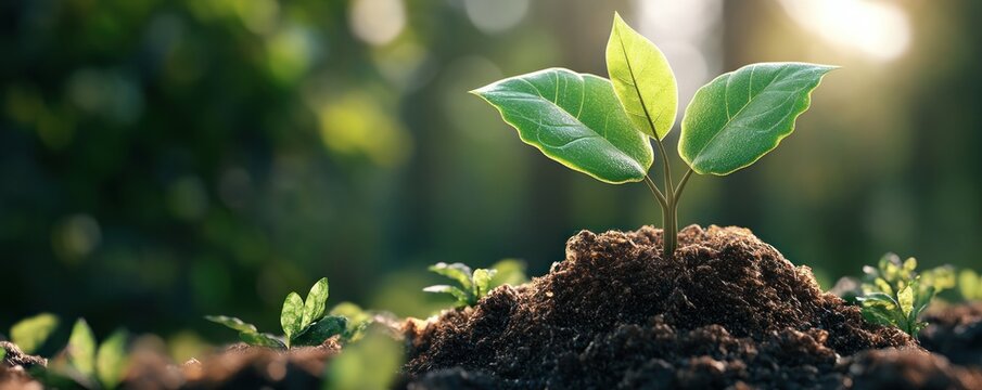 This image, although featuring a seedling, symbolizes the growth that Corporate compliance training brings and the foundation created by data protection systems It highlights how secure protocols in