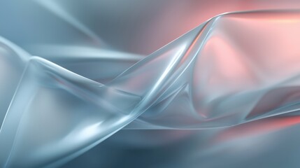 Naklejka premium A piece of plastic with a blue and pink swirl