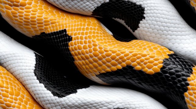 Ball python snakeskin animal pattern, seamless, tileable.