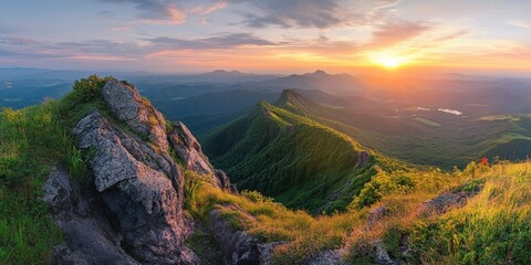 mountain forests soothing and calming visual