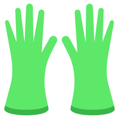 hands gloves illustration