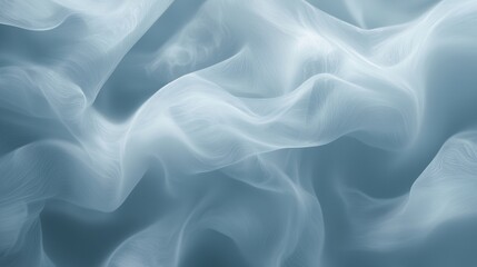 Obraz premium A blue and white fabric with a wavy pattern