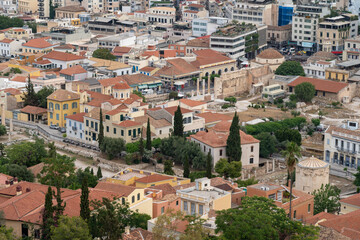 Naklejka premium The Roman Agora from the Acropolis
