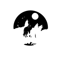 Wolf Vector Logo Design