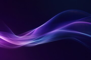 Obraz premium Abstract Purple and Blue Wave Design for Modern Backgrounds