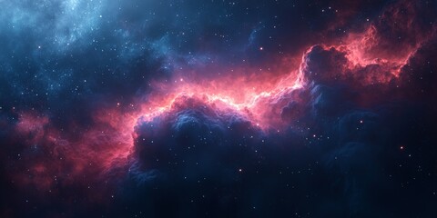 Asteroid Belt in Deep Space