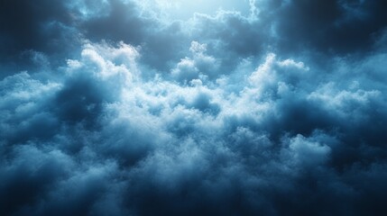 Obraz premium Dramatic storm clouds in a dark sky