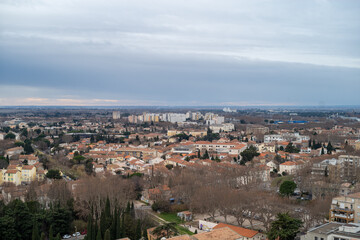 Fototapeta premium panorama of the city of arles