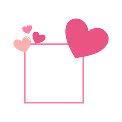 Modern Valentine Border