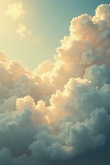 Gentle breeze stirs swirling clouds in soft focus, texture, gold, bronze