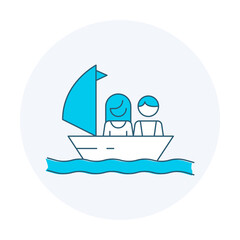 Team Icon. Collaboration and Group Work Illustration for Unity and Teamwork.