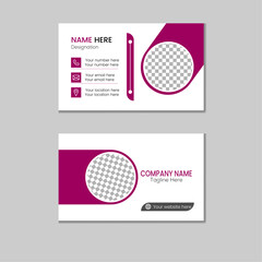simple and modern business card design