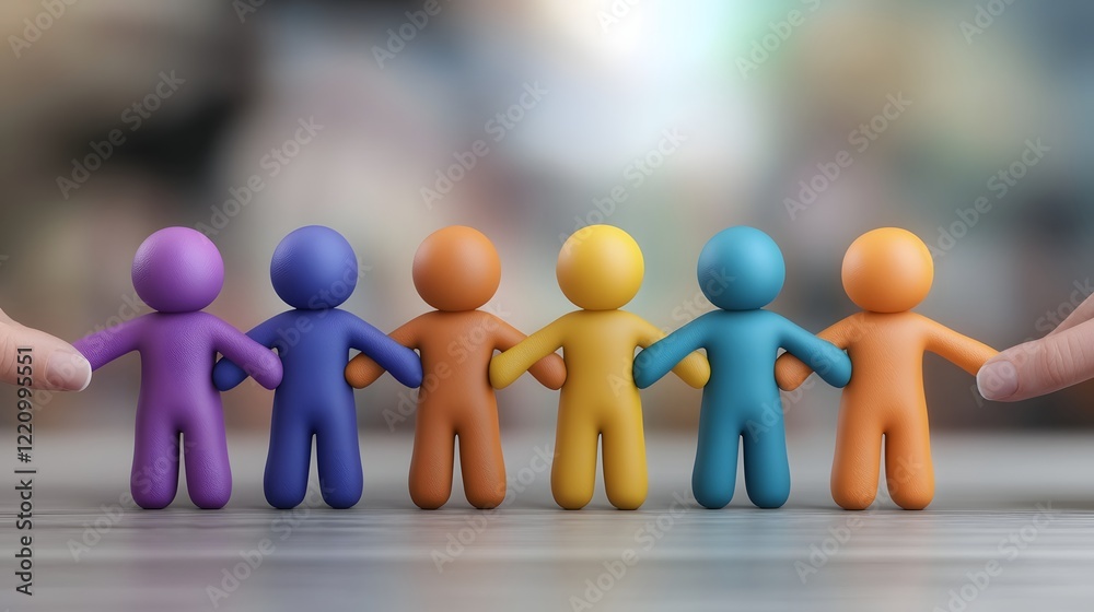 Aufkleber photo concept of leadership management promoting diversity and inclusion in the workplace featuring 