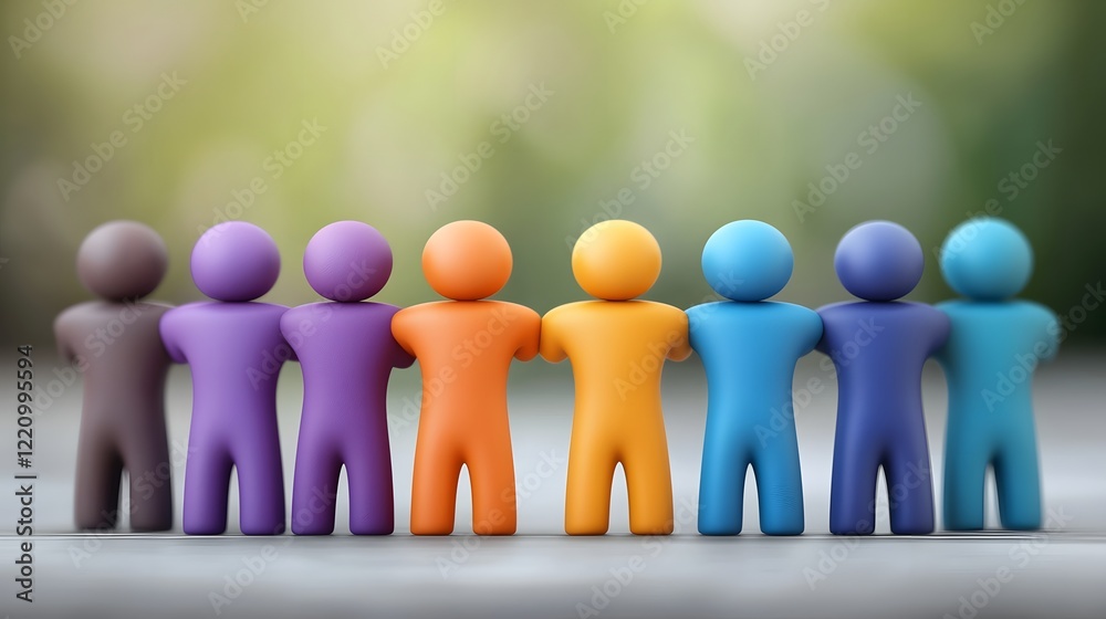 Poster Diverse team of professionals collaborating in a modern office environment symbolizing the concepts of leadership diversity inclusion and in the workplace