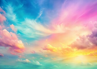 Obraz premium Panoramic Pastel Pattern Background: Soft Hues & Dreamy Designs