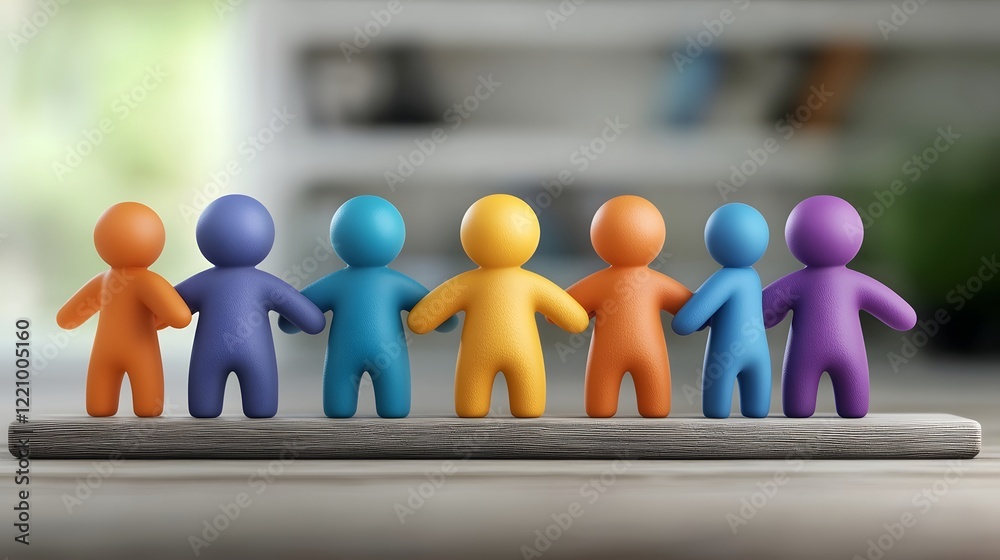 Poster workplace diversity and inclusion visualized through mentorship and support for multicultural employ