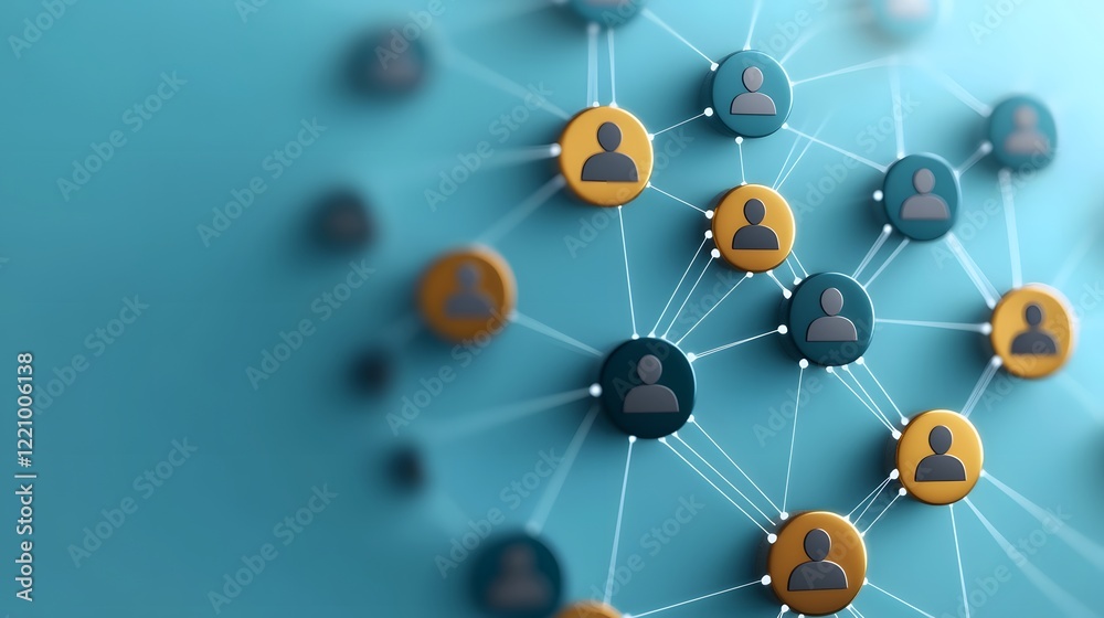 Aufkleber circular network visualization highlighting data driven workforce analytics and strategic talent man