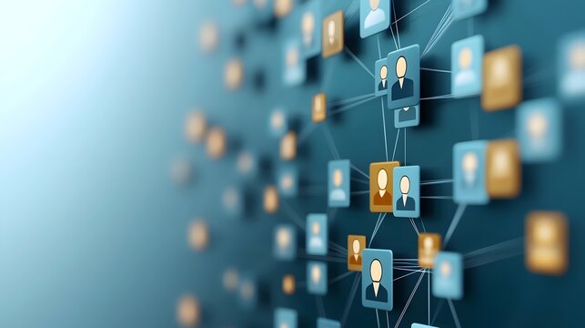 Innovative AI Powered Digital Recruitment Network Displaying Cutting Edge Hiring Solutions and Workforce Management Strategies for the Future of Business