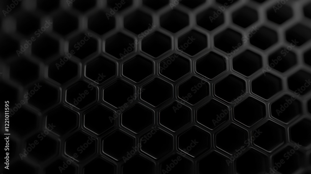 Canvas Prints a close up of a black mesh pattern
