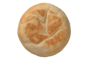 Fresh homemade English muffins for breakfast