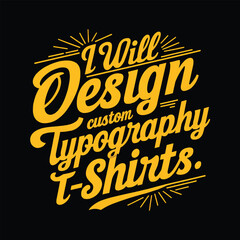 Naklejka premium Creative Typography Graphic for Unique T-Shirt Printing