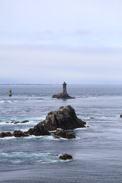 Pointe du Raz in cloudy weather