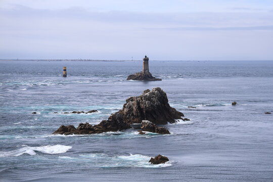 Pointe du Raz in cloudy weather