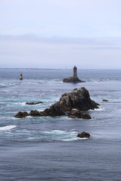 Pointe du Raz in cloudy weather
