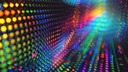 Obraz premium holographic rainbow foil