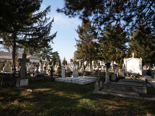CERNICA PANTELIMON Cemetery, ROMANIA, January 26, 2025