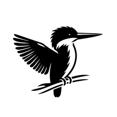 Fototapeta premium Kingfisher vector