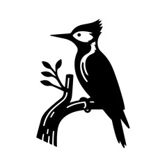 illustration of a woodpecker