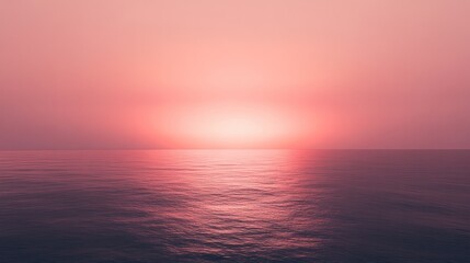 Fototapeta premium A smooth pink gradient with a subtle blend of darker and lighter hues, resembling the soft glow of a sunset sky, ideal for creating an elegant and peaceful background.