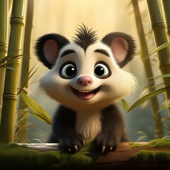 Obraz premium Stinktier