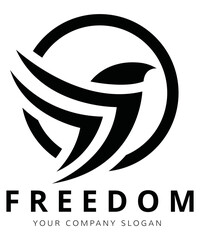 Freedom Logo Silhouette