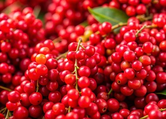 Schisandra Chinensis: Vibrant Red Five-Flavor Berry Close-Up
