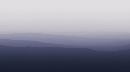 Fototapeta premium Soft gradient gray background with gentle shifts in hue from light misty gray to a deep stone color, creating an atmospheric and serene look
