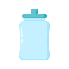 Green Lid Baby Jar. Perfect for product packaging, storage visuals, or eco-friendly themes in design projects and creative content.