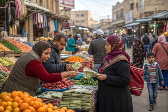 Busy Market Day