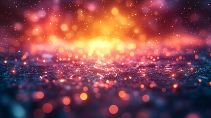 Fototapeta premium Abstract colorful light rays with water droplets to evoke energy and transformation