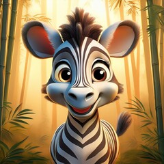 Niedliches kleines Zebra