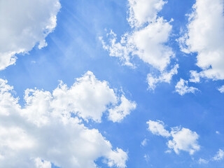 blue sky high shape outdoor group of white clouds background in summer gradient light beauty background. beautiful bright abstract cloud and calm fresh wind air