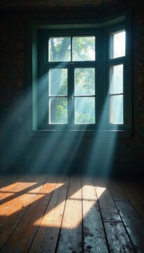 Gentle mist rises from the creaking wooden floor, floors, dreamy, creaking