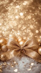 A festive and elegant  anniversary background with soft glowing gold and pastel elements. Created with AI technology for artistic purposes