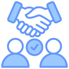 Obraz premium Joint Venture Icon