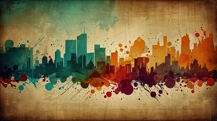 Abstract retro vintage textured background