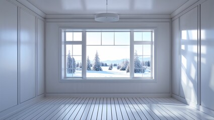 Fototapeta premium Elegant Scandinavian Interior Design with Natural Elements