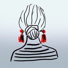 silhouette of a person