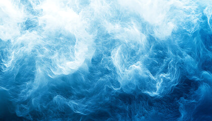 Fototapeta premium Abstract blue gradient wave background